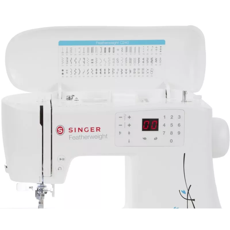 Sewing machine SINGER C240 — lightweight portable design for home sewing