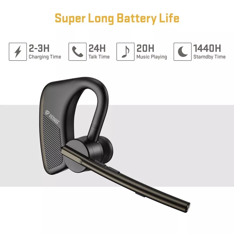 Wired/Bluetooth Handsfree Set YENKEE YHF F20BK — headset and inline mic for calls and audio