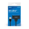 SAVIO SATA to USB 3.1 Gen 1 interface cable AK-68, SATA female to USB-A male, 5 Gbit/s, 0.25 m, black