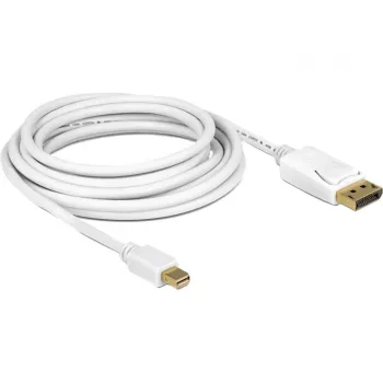 DeLOCK - DisplayPort-Cable - Mini DisplayPort (M) - DisplayPort (M) - 3,0m - White (83483)