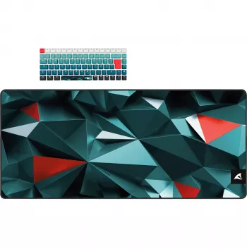 Keyboard Sharkoon SKILLER SGK50 S3 Design Bundle D1 gray-green red — wired gaming keyboard, compact layout