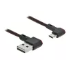 USB Cable DeLOCK EASY-USB 2.0 Type-A to Micro-B Male 0.5m Black