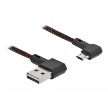 USB Cable DeLOCK EASY-USB 2.0 Type-A to Micro-B Male 0.5m Black
