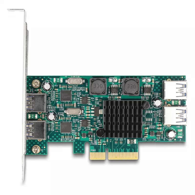 DeLOCK PCI Express x4 Card 2 x USB 5 Gbps Type-A 2 x internal USB
