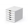 File storage box Durable VARICOLOR Mix 5 Plastic Multicolour White 762527