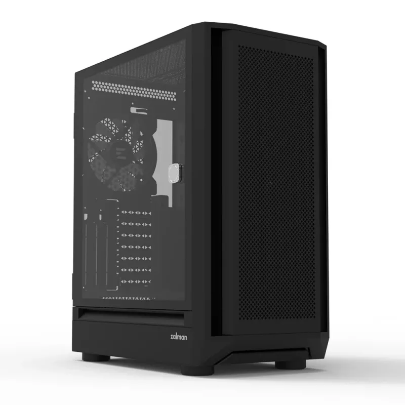 Computer Case Zalman i6 Black, ATX, black