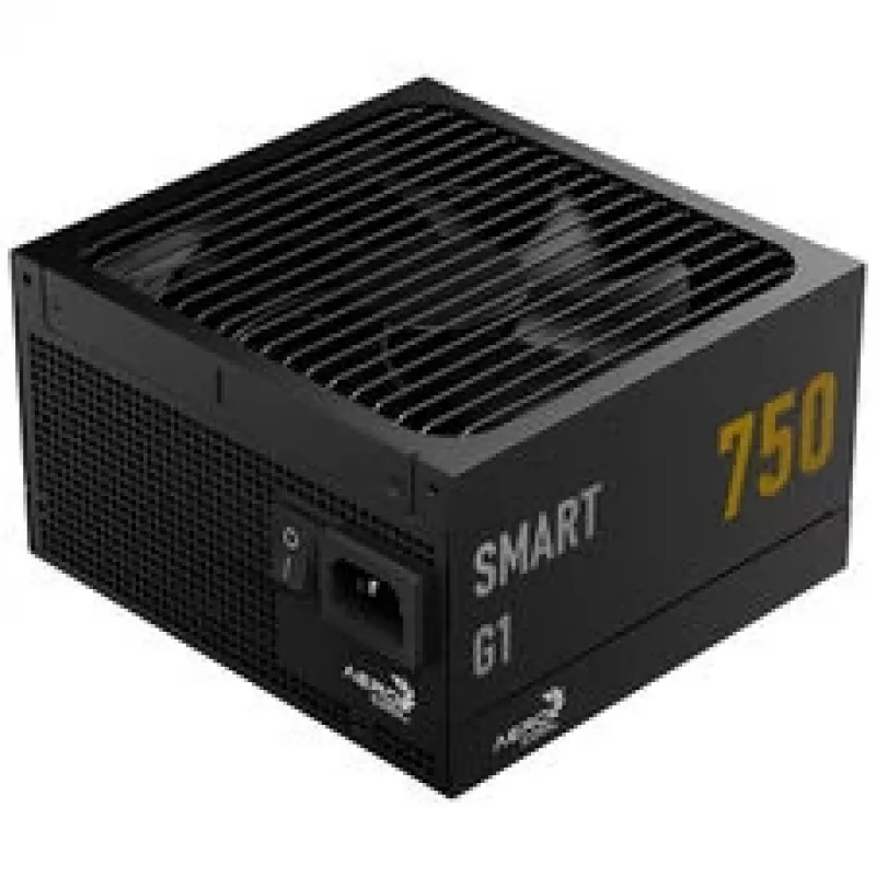 Power supply AEROCOOL Smart G1 750W, 80 PLUS Gold, ATX 3.1, PCIe 5.1, black