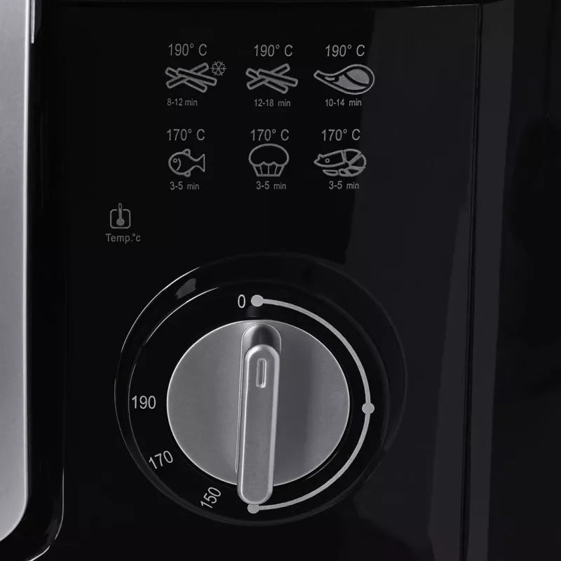 Deep fryer Mesko Home MS 4908 Single 2.5 L 1800 W Black Grey