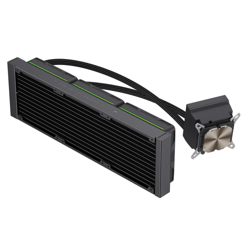 Gamemax | CPU Liquid cooler | HAILSTORM 360 LCD | Black