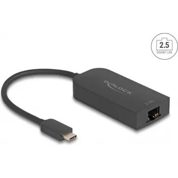 Docking Station DeLOCK 66046 USB 3.2 Gen 1 Type-C Black Ethernet 2.5G