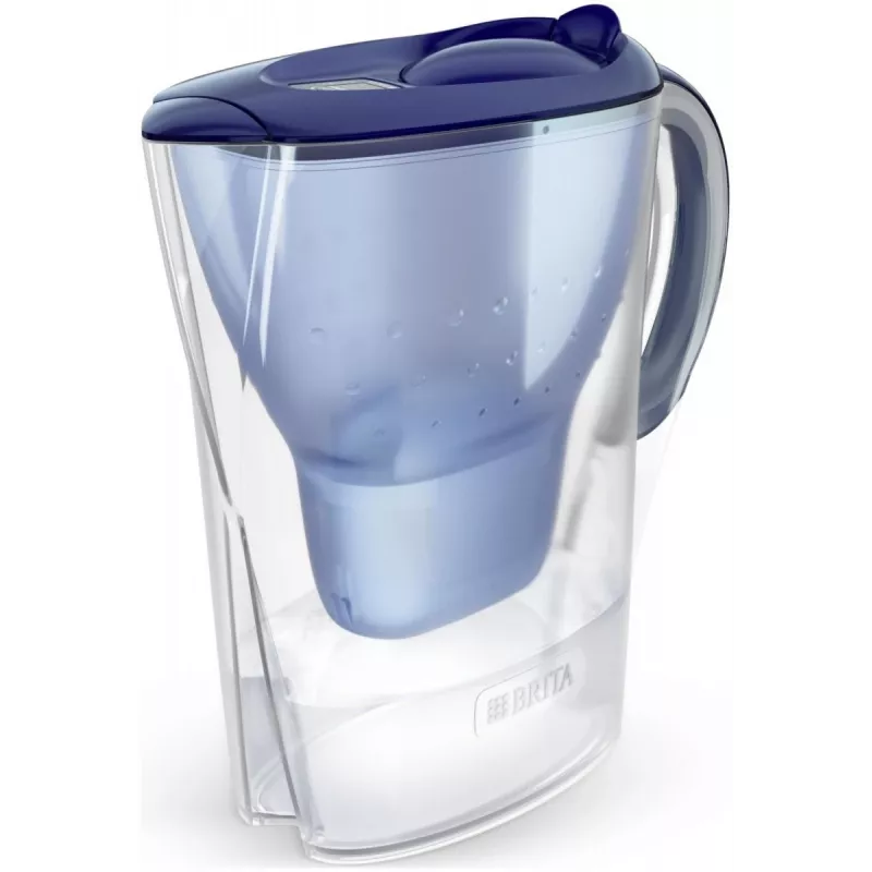 Water filter jug BRITA Marella XL, pitcher filter with MAXTRA cartridges, 3.5 L tank, 2 L filtered capacity, blue