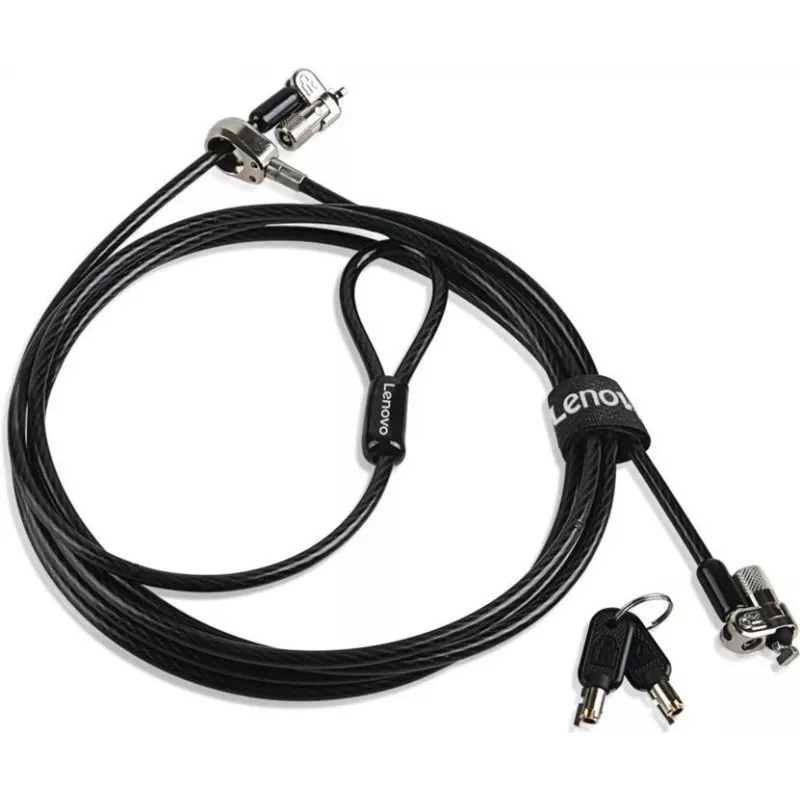 Cable lock Lenovo 4XE1L68273 Black 1.8 m Key Kensington