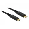 USB Cable DeLOCK 83042 USB 3.2 Gen 2 0.5m USB C Black