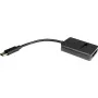 INTER-TECH adapter M.2 to USB Type-C K-1696-P2, female M.2, male USB-C, 5V, 37×54×12 mm, black