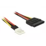 SATA Power Cable DeLOCK 0.24m 83877