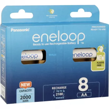 Rechargeable batteries PANASONIC ENELOOP AA 2000 mAh 8 pc(s) (BK-3MCDE/8HH)