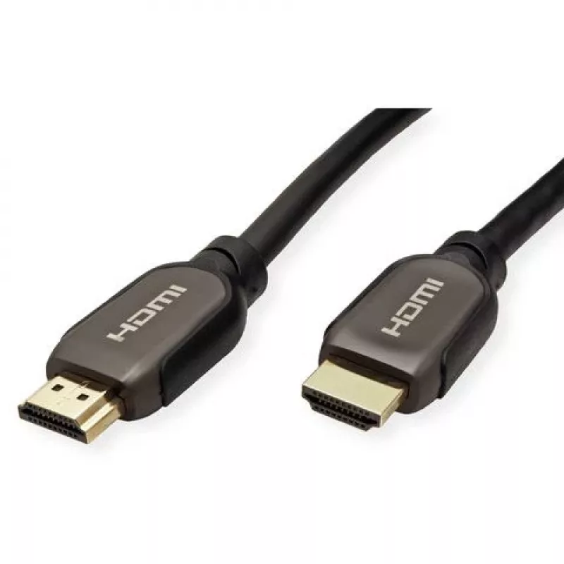 ROTRONIC-SECOMP Roline - HDMI-Kabel mit Ethernet - HDMI männlich zu HDMI männlich - 2 m - Doppelisolierung - Noir - im Freien, 8K50/60Hz (7680 x 4320)