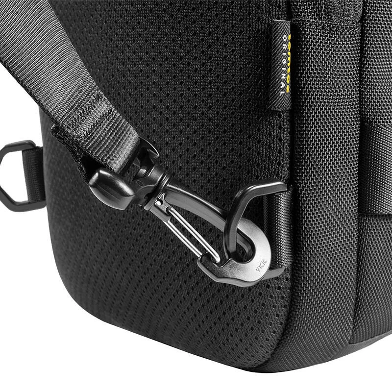 Crossbody bag Tomtoc Navigator-T24 S — black, compact everyday carry