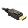 DisplayPort Cable DeLOCK 82423 1m Male to Male Black