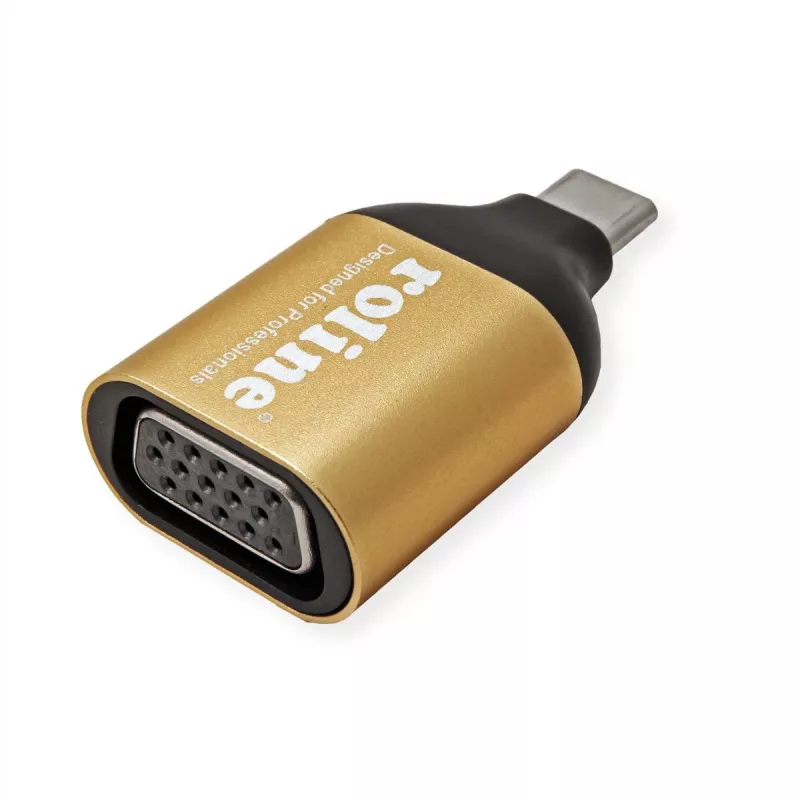 ROLINE 12.03.3233 USB-graphics adapter 1920 x 1080 Pixel Gold (12.03.3233)