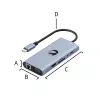 USB-C 11-in-1 adapter Hawk HW-HUB1101 — multiport hub with 11 ports