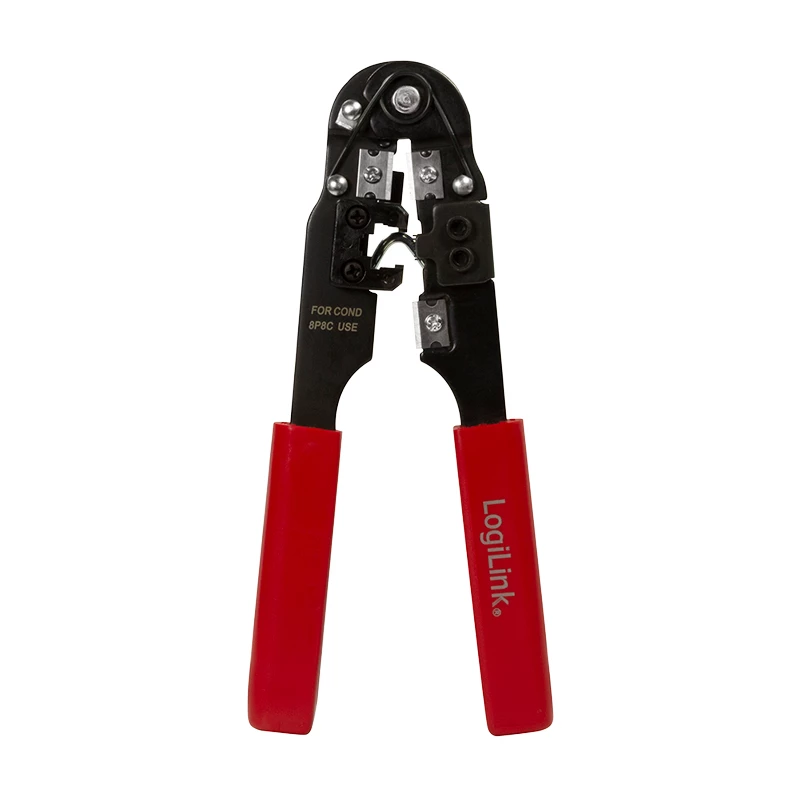 LogiLink WZ0004 Cable Crimper Crimping Tool Black. Red