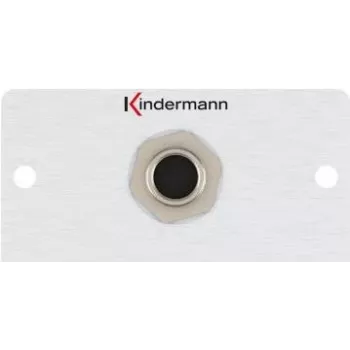 Socket outlet Kindermann 7444000417 6.35mm Aluminium