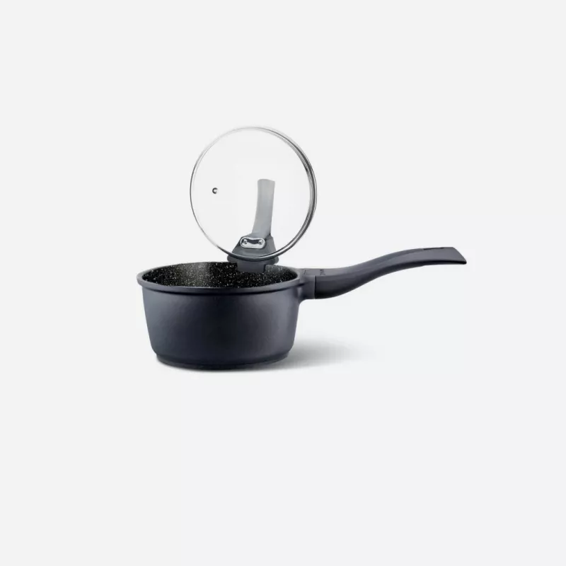 Saucepan Pensofal Saxum 16 cm with glass lid — Pensofal Saxum 16cm saucepan
