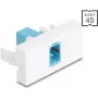 Patch panel module DELOCK 90899 SC Simplex aqua