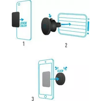 Mobilis 044004 - Handy/Smartphone - Passive Halterung - Auto - Schwarz