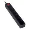 EnerGenie SPG5-C-15 surge protector Black 5 AC outlet(s) 250 V 4.5 m