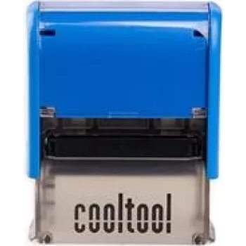 Self-inking stamp WEDO Imprint 8912 — 5-line, black ink