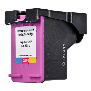 Inkjet Colour Cartridge Superbulk HP 305XL (3YM63AE) 17 ml, compatible with HP DeskJet 2820e
