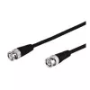 Wentronic Goobay BNC Connection Cable, Black, 1 m - BNC-Plug > BNC-Plug (50272)