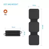 Wireless foldable charger FIXED FIXFLE-SA-BK 3‑in‑1 for Samsung — compact portable charger for phone, earbuds, wearables