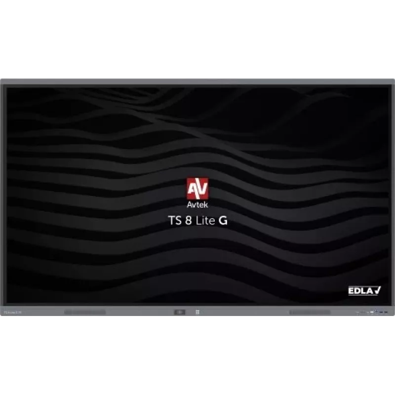 Interactive 75 inch AVTEK TS 8 Lite G 75 Touchscreen LED 4K 3840x2160, 420 cd/m², 50/32 touch, Android 14, 40W speakers
