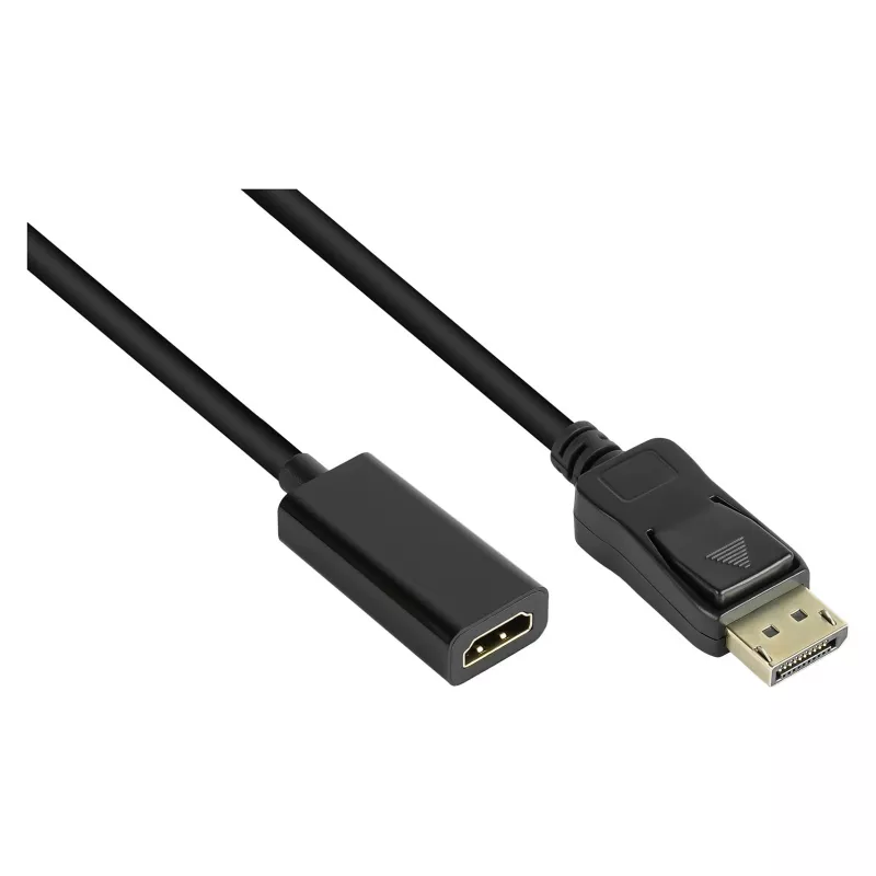 Good Connections Adapter DisplayPort 1.2 St an HDMI 1.4b Bu 4K @30Hz ca. 20cm