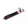 Power strip ARMAC Multi M6 surge protector, 6 outlets, 10 m cable, black