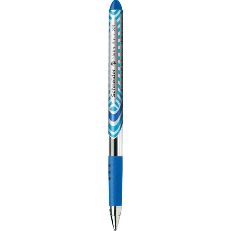 Schneider writing instruments Slider Basic XB Blue Stick-Ballpoint Pen Extradick (151203)