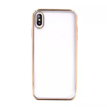 Protective soft TPU case Devia for iPhone XS Max, gold finish