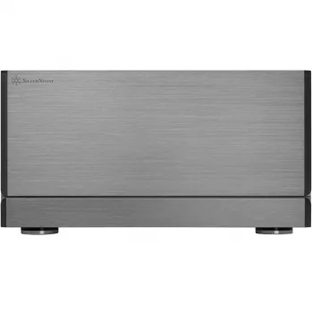 SilverStone Crown 04 PC case SST-CW04TB — HTPC form factor, SSI-EEB support, dark gray
