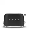 Toaster Smeg 50's Style TSF01BLMEU 2 Slice Black Stainless Steel