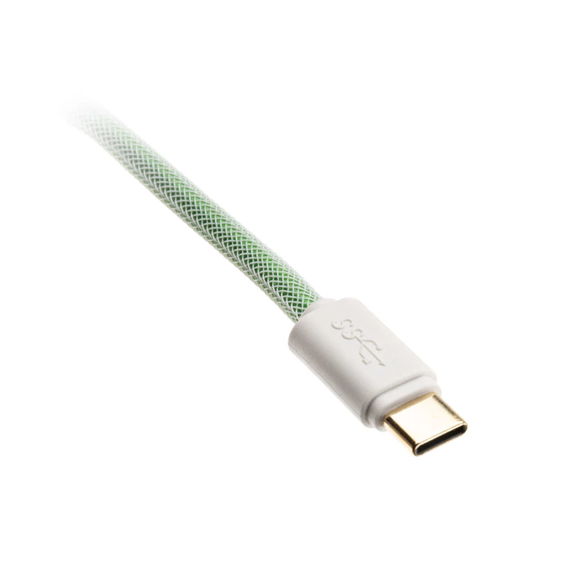 Ducky Premicord USB cable 1.8 m USB A USB C Blue Green