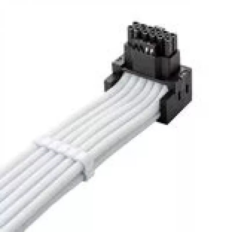 CableMod C-Series Pro Connection Cable - Variant A, 90°, 16-Pin to 2x8-Pin PCIe, white