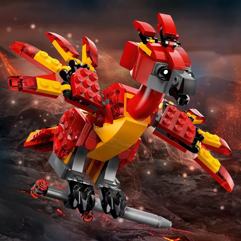 LEGO buildable Fawkes — Dumbledore's Phoenix model 76448, 299 pieces, 160 mm height, age 8+