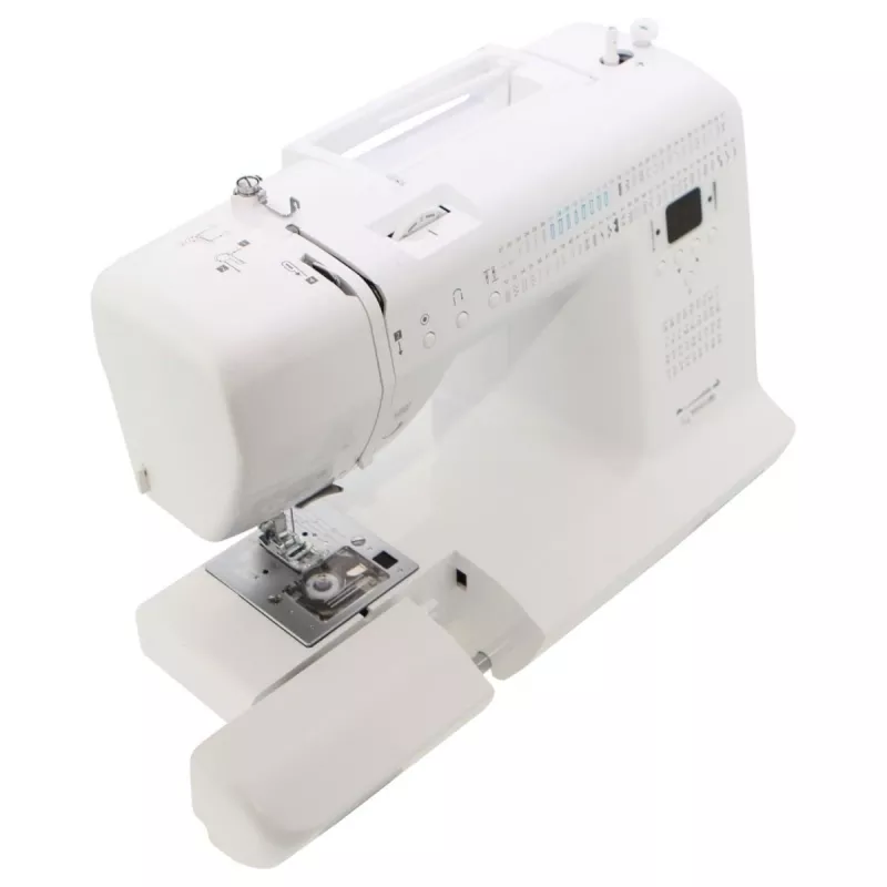Mechanical household sewing machine lucznik Malwina 2070 — 63 stitch patterns, 7 mm stitch width, 99 programs, automatic buttonhole, free arm