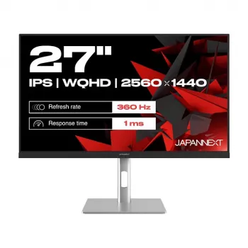 JAPANNEXT JN-I270WQHD300F-HSP computer monitor 68.6 cm (27 inch) 2560 x 1440 pixels Wide Quad HD LED Grey