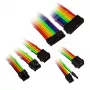 Braided Cable Extension Kit Kolink Core Adept — 6-piece set, PET jacket, copper conductors, lengths 300–350 mm
