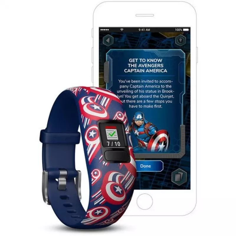 Garmin vivofit jr. 2 Marvel Captain America Kids Activity Tracker