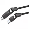 USB4 HDMI cable 4smarts ComboCord 240W 1.5 m – USB4 to HDMI, 240W power delivery, 1.5m length